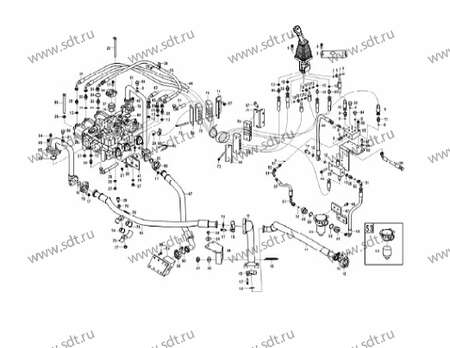 Блок управления гидравлический DXS-00 - 4120002027