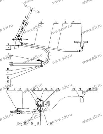 Клапан приоритета YXL-250-16 - 4120001807