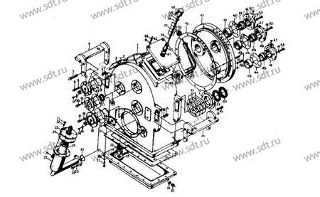 Коробка передач погрузчика BS428 - 4110000038