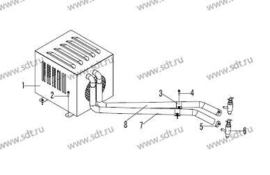 Отопитель кабины ВКС-1 - 4190000160ВКС-1