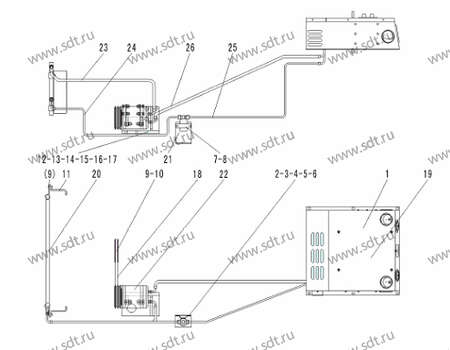 Радиатор кондиционера ZG30.05L13 - 4190000477