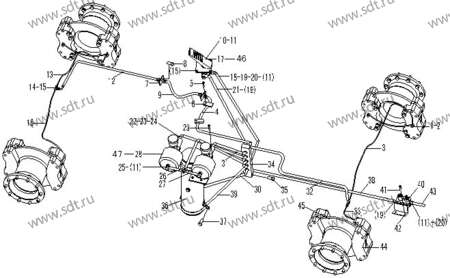 Тормозной клапан LY60F - 4120001795