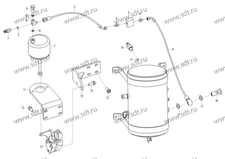 Тормозной клапан стояночного тормоза  LG23-DCF - 4120000759