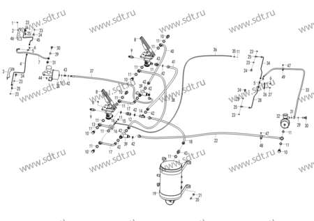 Тормозной цилиндр XZ-60 - 4120000090