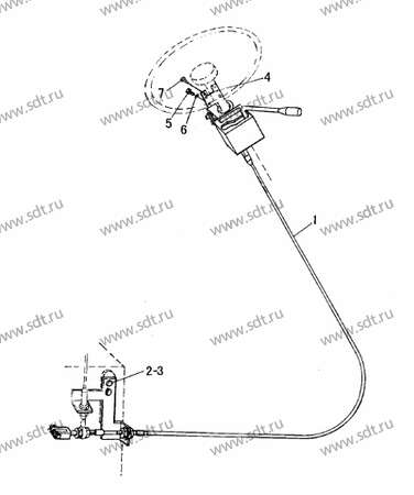 Трос управления коробкой передач LG04-BCR - 4110000128