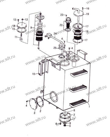 Указатель уровня топлива в баке JWZ-200 - 4120000093